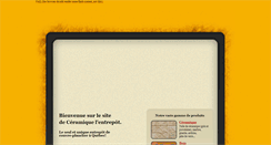 Desktop Screenshot of ceramiquelentrepot.com